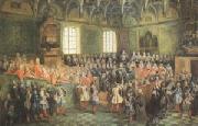 Nicolas Lancret The Seat of Justice in the Parlement of Paris (1723) (mk05) oil painting picture wholesale